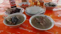 Menu Sate Maranggi di salah satu rumah makan di Kabupaten Purwakarta. Foto (Liputan6.com/Asep Mulyana)