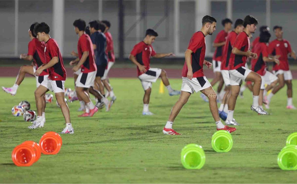 FOTO: Garuda Muda Siap Tempur di Semifinal AFF U-23