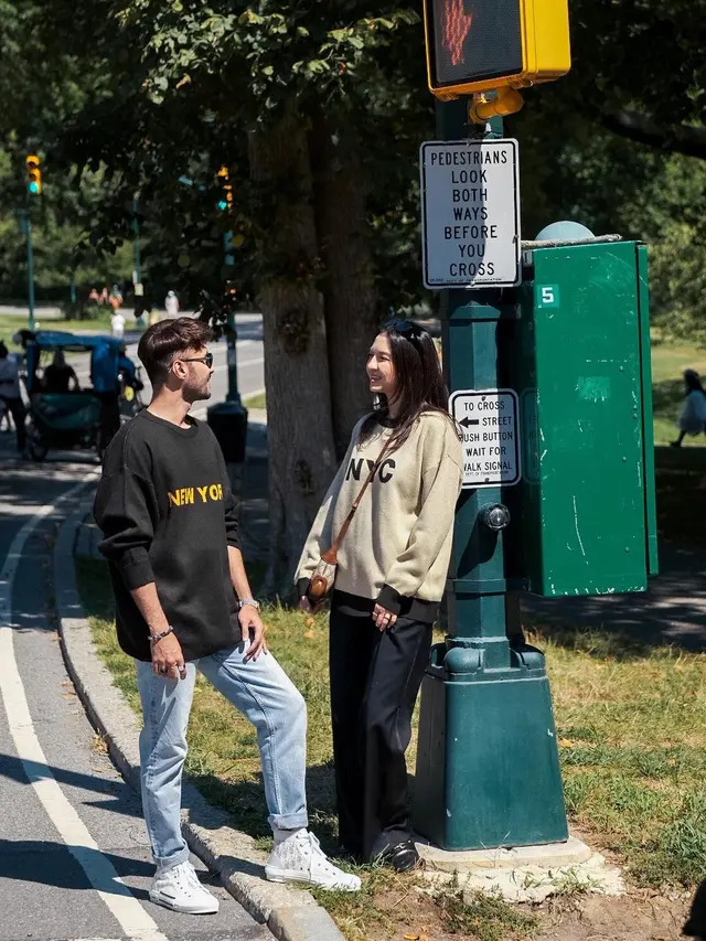 Raline Shah dan Refal Hady di New York