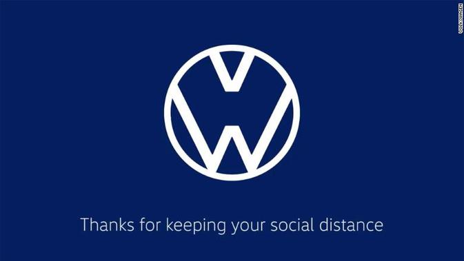 Merek ternama mendukung social distancing. Dok: Volkswagen