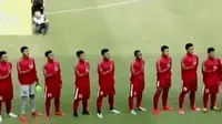 Timnas Indonesia U-19 kalah saat menghadapi timnas Myanmar. 