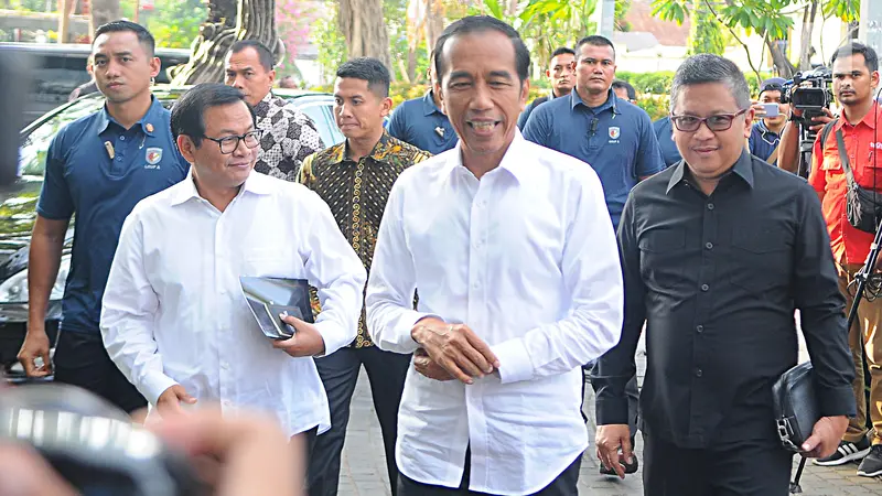 Jokowi Kumpulkan Ketum Parpol Pendukung di Plataran Menteng