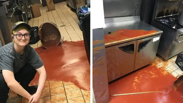 6 Potret Keadaan Tak Terduga di Dapur, Koki Panggang Daging Sambil Tulis Esai6 Potret Keadaan Tak Terduga di Dapur, Koki Panggang Daging Sambil Tulis Esai