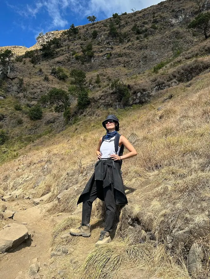 Tatjana Saphira mendaki Gunung Rinjani (Instagram/tatjanasaphira)