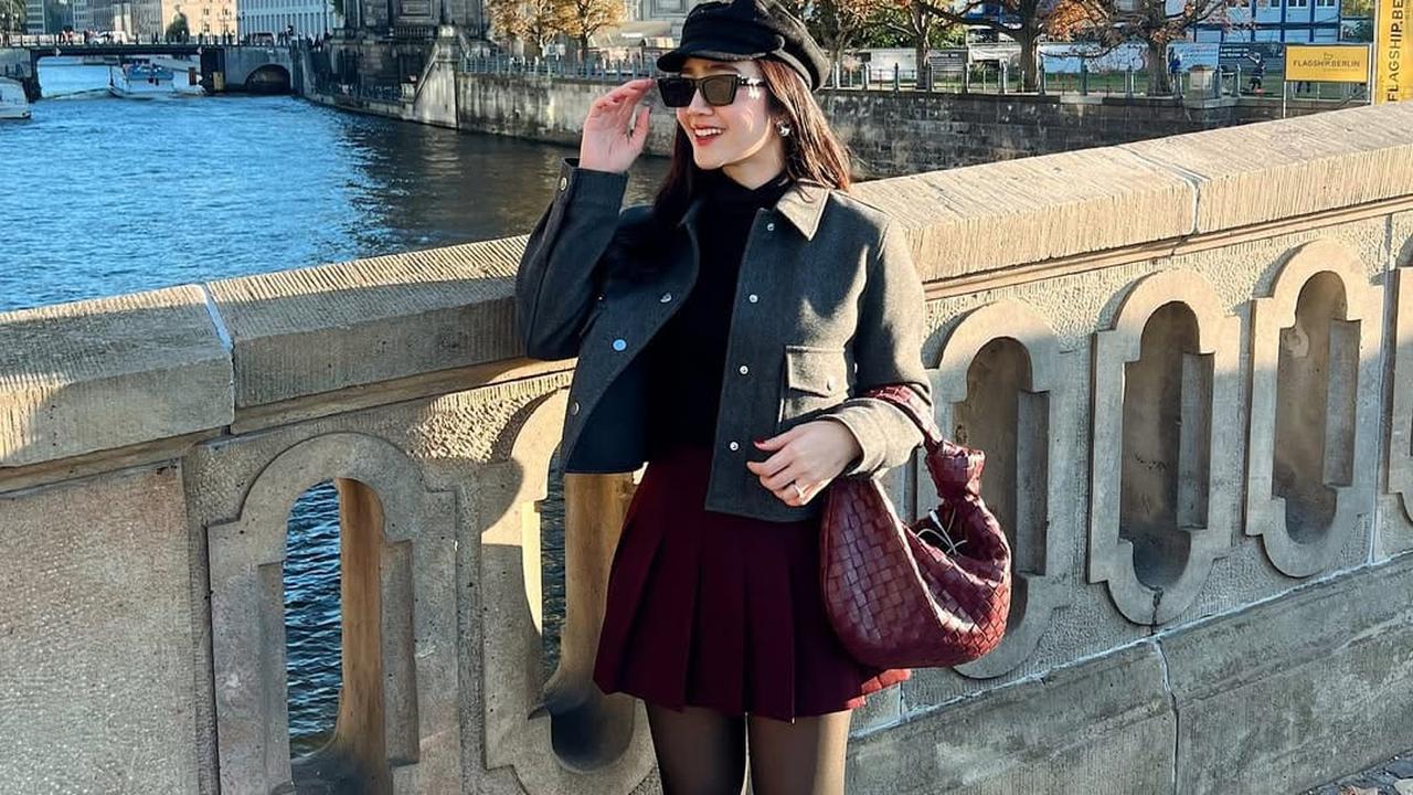Gaya Febby Rastanty saat Liburan di Luar Negeri, Tampil Stylish