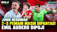 John Herdman Soal Pemanggilan Pemain Timnas Indonesia untuk FIFA ASEAN Cup 2026, Soroti Emil Audero