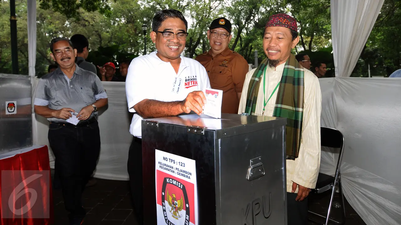 20170128- KPUD Jakarta Pusat Lakukan Simulasi Pemungutan dan Penghitungan Suara -Helmi F
