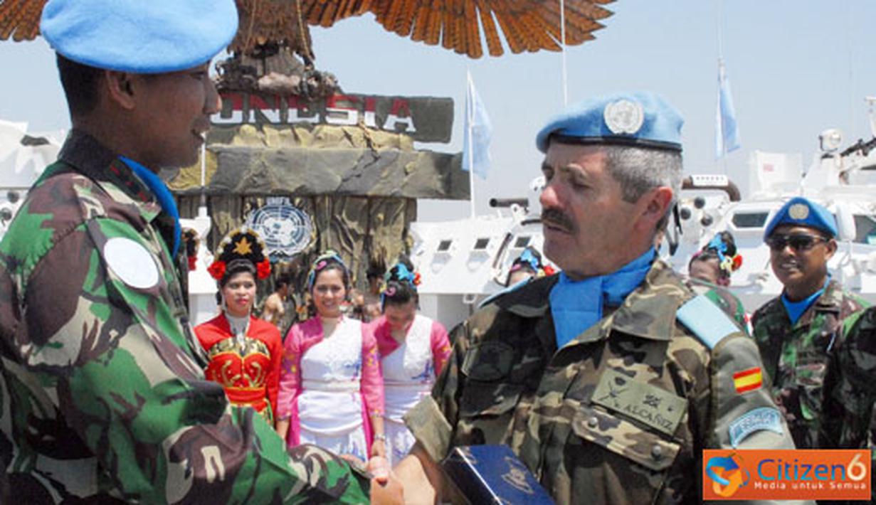 Citizen6, Lebanon: Kunjungan dimaksudkan untuk melihat secara langsung kinerja pasukan Indobatt yang merupakan salah satu Batalyon di jajaran Sektor Timur Unifil. (Pengirim: Badarudin Bakri)