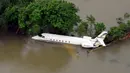 Pandangan udara menunjukkan terendam bandara di Chennai, India, (2/11/2015). Curah hujan terparah dari satu abad telah menyebabkan banjir besar di seluruh negara bagian India Tamil Nadu. (REUTERS/India Tekan Biro Informasi)