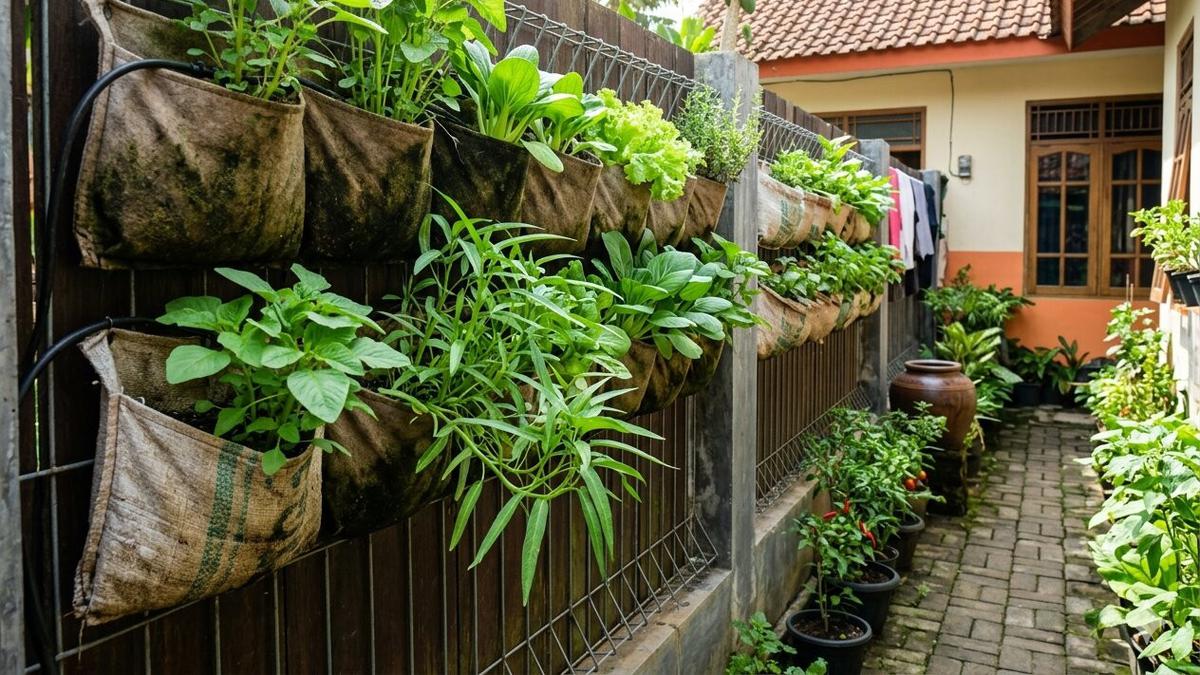 8 Cara Menanam Sayuran di Pagar Rumah, Solusi Manfaatkan Lahan Terbatas