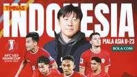 Timnas Indonesia U-23 - Ilustrasi Lolos Perempat Final Piala Asia U-23 2024 (Bola.com/Adreanus Titus)