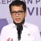 Menteri Parekraf Wishnutama Kusubandio menegaskan, rasa aman, sehat, dan nyaman dibukanya kembali pariwisata menjadi penting di tengah COVID-19 saat konferensi pers di Graha BNPB, Jakarta, Senin (22/6/2020). (Dok Badan Nasional Penanggulangan Bencana/BNPB)