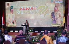 Sahbirin Noor Launching Logo, Tema dan Kick Off Semarak Hari Jadi ke-74 Provinsi Kalsel