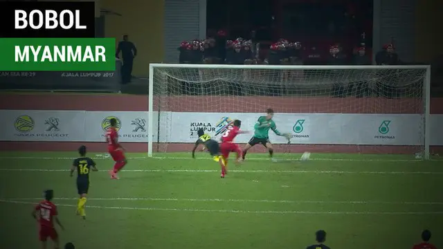 VIDEO: Ini Mungkin Cara Timnas Indonesia U-22 Bobol Gawang Myanmar