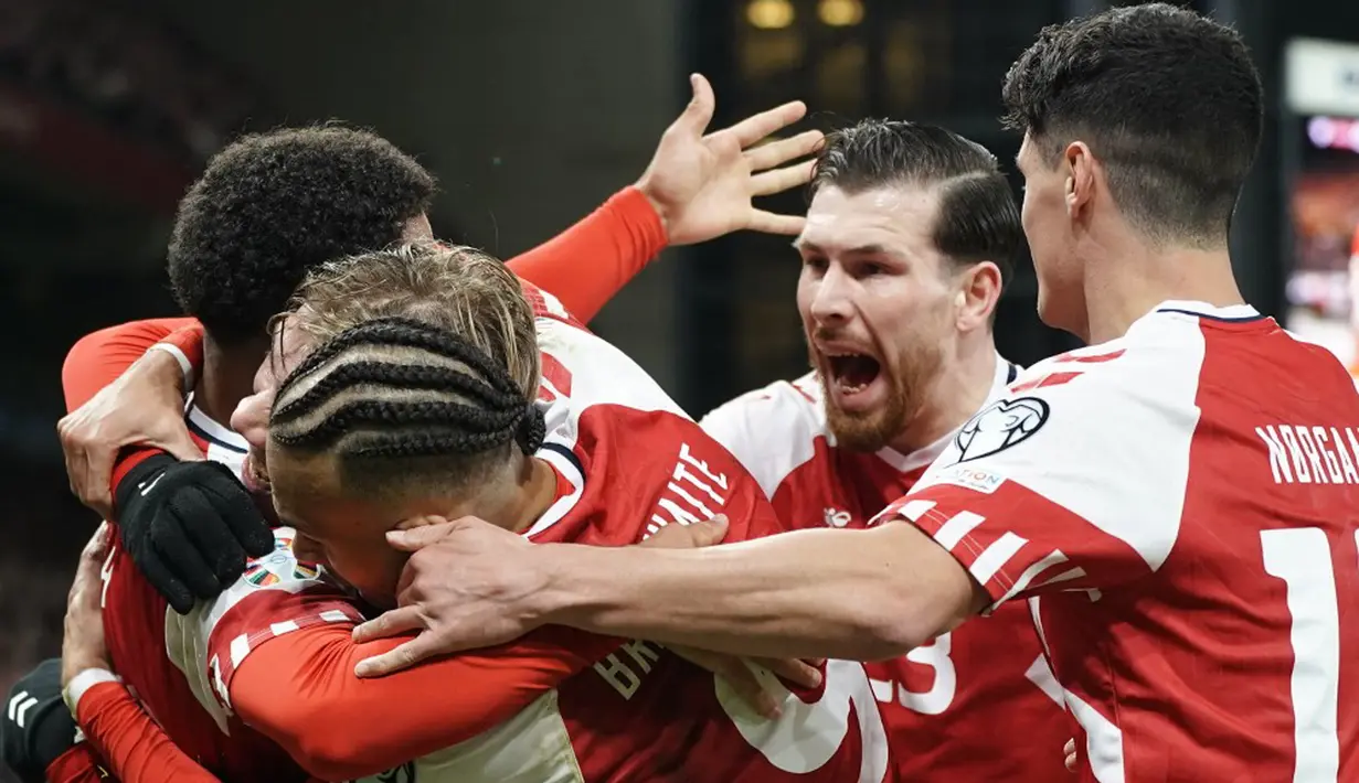 Denmark memiliki kans besar untuk mengamankan tiket lolos ke Euro 2024. (Liselotte Sabroe/Ritzau Scanpix/AFP)