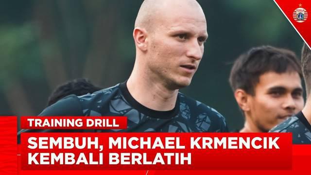 Berita video Michael Krmencik sudah mulai berlatih bersama Persija setelah sembuh dari cedera.