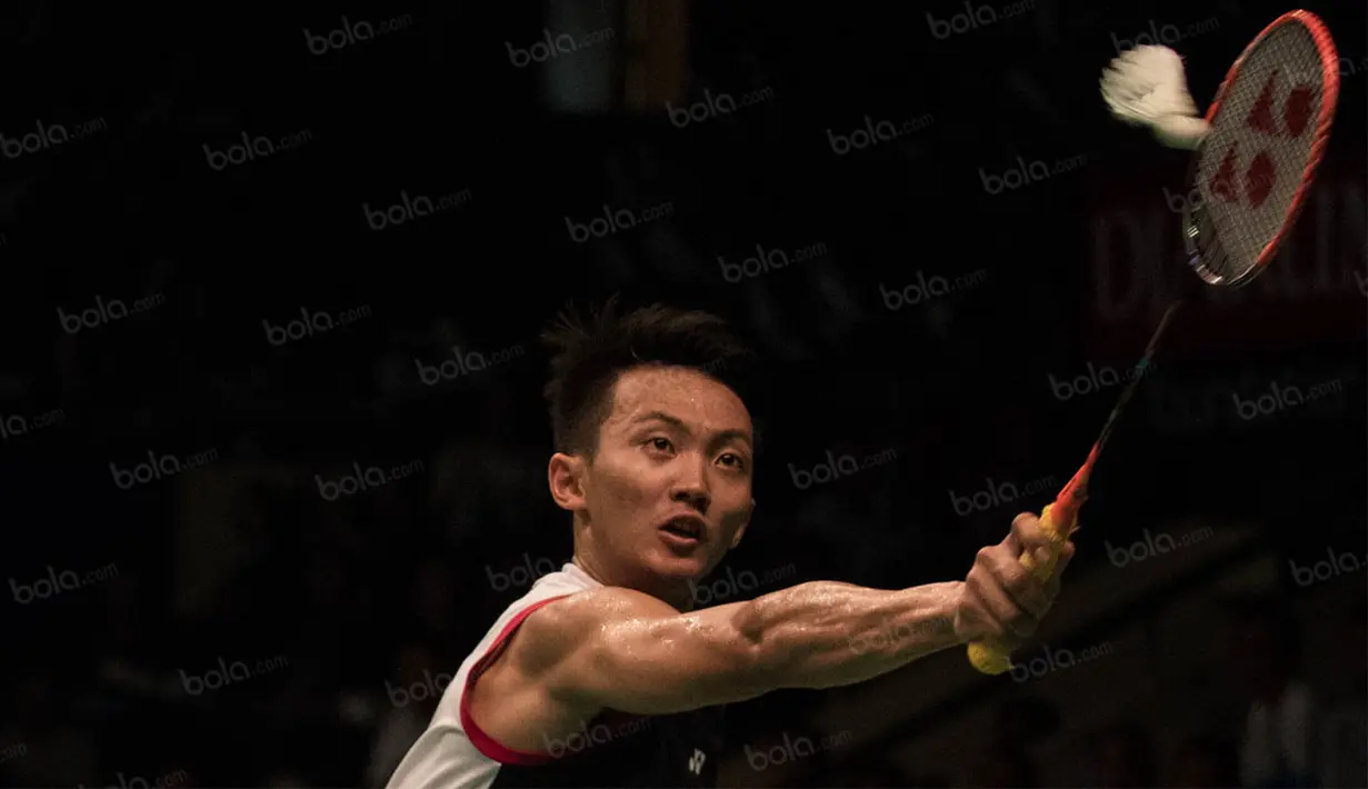 Meski sempat kesulitan mengembangkan permainan pada set pertama, namun Ihsan Maulana Mustofa mampu bangkit dan membalikan keadaan. (Bola.com/Vitalis Yogi Trisna)