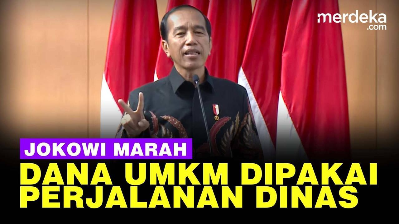 VIDEO: Jokowi Bongkar Akal-akalan Pejabat, Miliaran Dana UMKM Dipakai Jalan Dinas