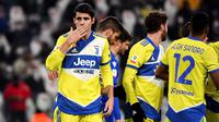 Juventus menang 4-1 atas Sampdoria pada laga 16 besar Coppa Italia di Allianz Stadium, Rabu (19/1/2022) dini hari WIB. (Marco Alpozzi/LaPresse via AP)