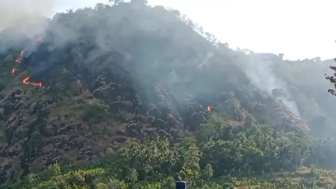 Kebakaran di Puncak Habibie Sukabumi Meluas, Ini Penyebabnya