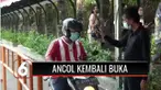 Setelah hampir dua bulan ditutup terkait penerapan PPKM Darurat mulai Rabu (18/8), Taman Impian Jaya Ancol, Jakarta Utara, kembali dibuka untuk warga yang ingin berolahraga.