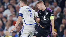 Bayern sejatinya sempat tertinggal lebih dahulu akibat gol Lukas Lerager. (Liselotte Sabroe/Ritzau Scanpix via AP)