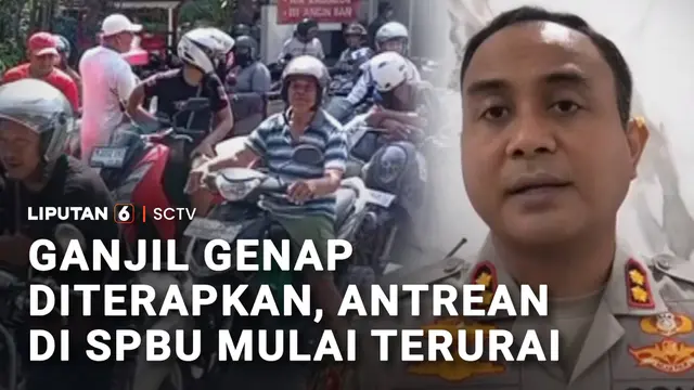 Antrean BBM Mulai Terurai, Aturan Ganjil Genap di SPBU Beri Dampak