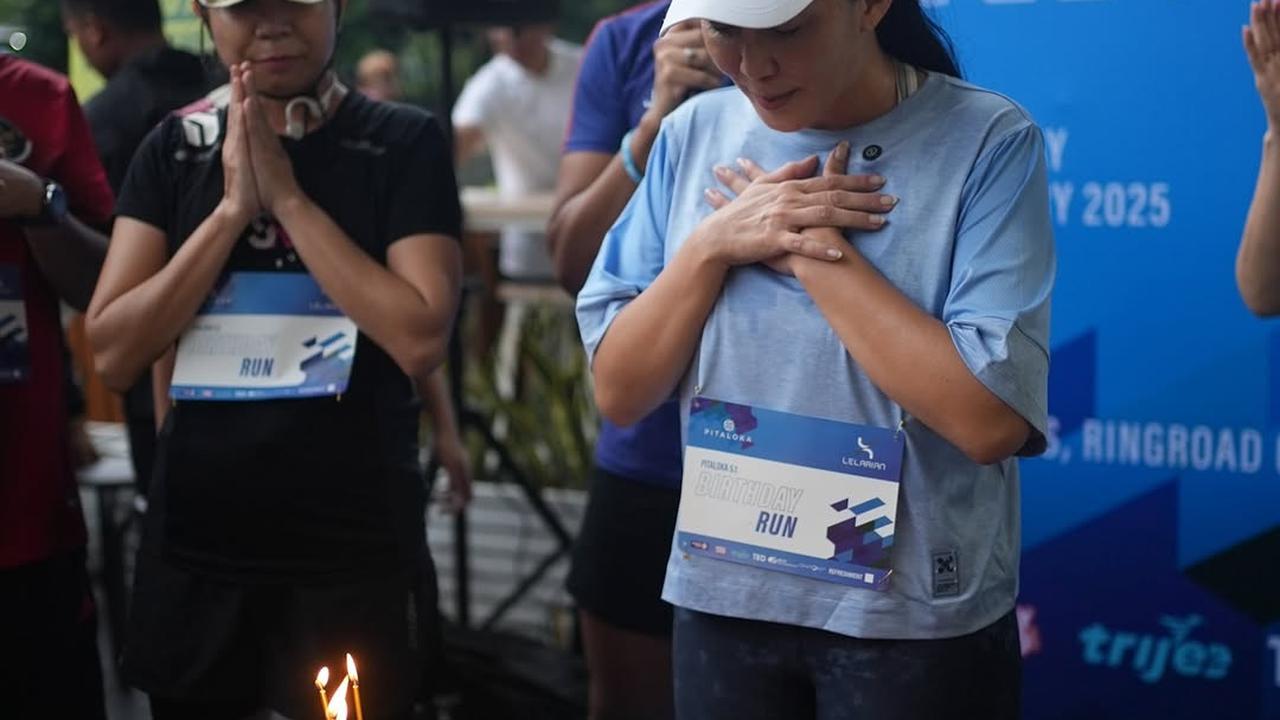 Rieke 'Oneng' Gelar Birthday Run di GBK '51 Tahun