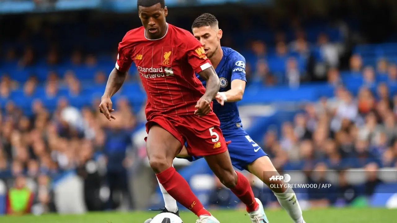 Gelandang Liverpool, Georginio Wijnaldum (OLLY GREENWOOD / AFP)