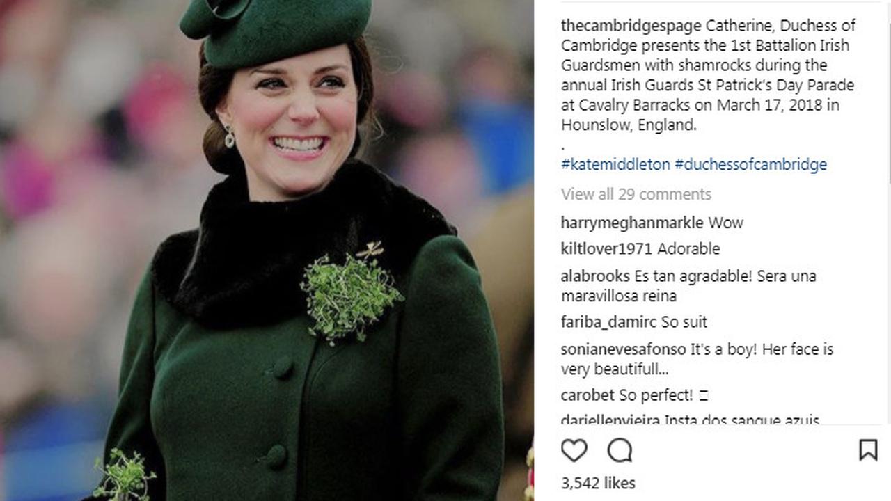 Kate Middleton Gunakan Mantel Hijau Kesayangan di St. Patrick's Day