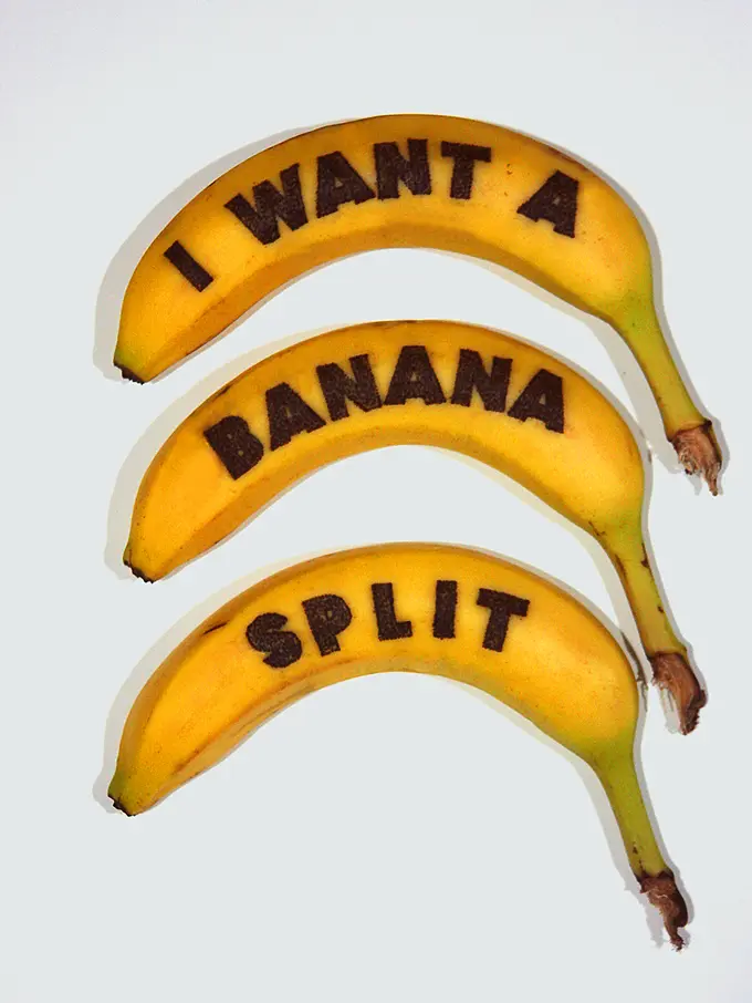 Ketika Seni Tato Merambah Kulit Pisang