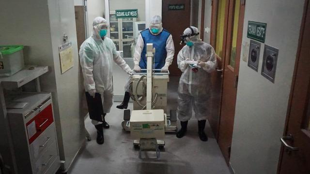 Simulasi Penanganan Virus Corona