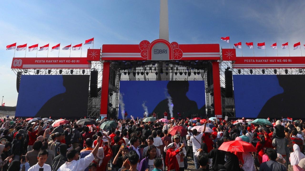 Gelar Panggung Hiburan di Monas, BRI Turut Sukseskan Pesta Rakyat & Karnaval HUT ke-80 RI