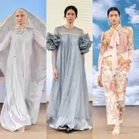 Brand lokal Wearing Klamby baru saja merilis koleksi baju lebaran terbarunya bertajuk “Mashrabiya” Spring/Summer 2022. (Dok/Wearing Klamby).