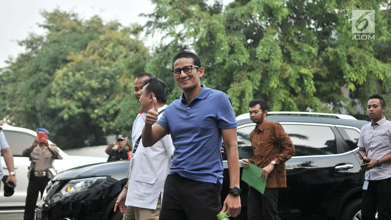 Prabowo Subianto dan Sandiaga Uno Tes Kesehatan