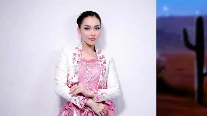 Bak Glinda dari Negeri Oz, Ayu Ting Ting Tampil Manis dalam Balutan Dress Pink Saat Manggung