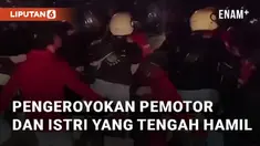 Oknum pesilat lakukan pengeroyokan pada  suami istri pengendara motor. Peristiwa ini terjadi di Kediri, Jawa Timur