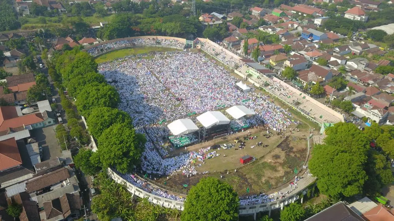 Istigasah kubro PCNU Bangil 2023 dengan mengusung tema "Doa untuk keselamatan bangsa dan perdamaian dunia". (Istimewa)