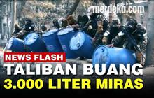 VIDEO: Agen Intelijen Taliban Buang 3.000 Liter Minuman Keras ke Sungai