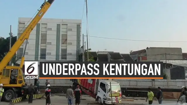 VIDEO: Polisi Selidiki Amblesnya Underpass Kentungan