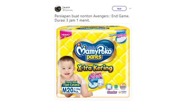 Persiapan Endgame (Sumber: Twitter/popok RyanJuan_)