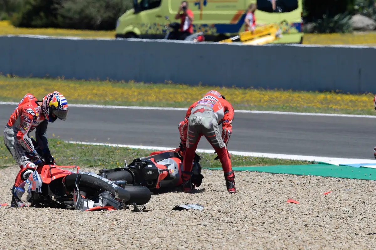 Insiden Tabrakan Beruntun di MotoGP Spanyol