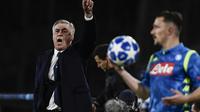 Carlo Ancelotti tak mau pikirkan Liverpool (Filippo MONTEFORTE / AFP)