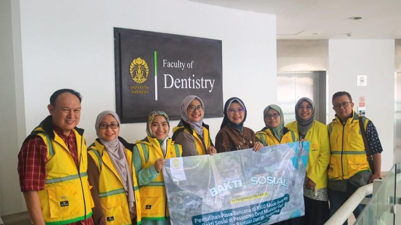FKG UI Aceh Tamiang: ILUNI UI Kirim Relawan untuk Pemulihan Pascabencana