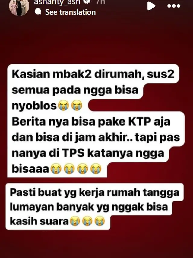 Ashanty Pemilu 2024