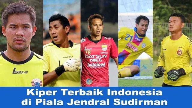 Video 5 penjaga gawang terbaik indonesia di Piala Jenderal Sudirman versi FourFourTwo, yang salah satunya I Made Wirawan kiper yang membawa Persib Bandung menjadi juara Piala Presiden 2015.