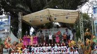 Kirab Pemuda Nusantara mengisi perayaan hari Pahlawan di Bangka Selatan (dok: Kemenpora)
