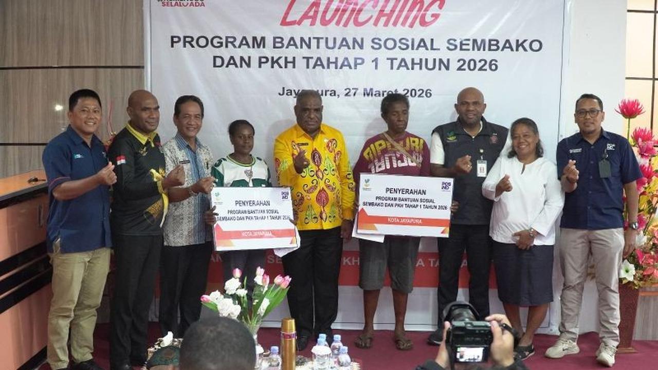 Kantor Pos Jayapura Perkuat Ekonomi 913 KPM Melalui Penyaluran Bantuan Sosial dan PKH Tahap I 2026