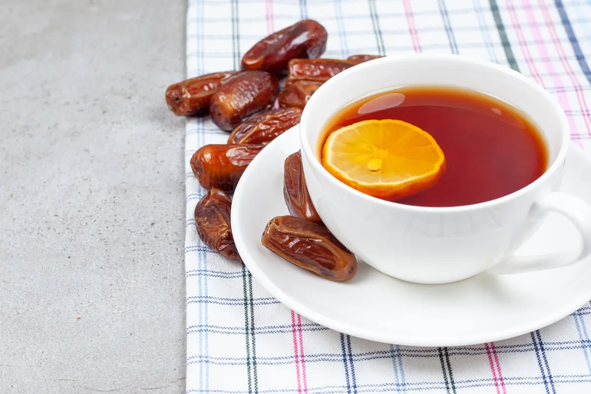 teh lemon kurma
