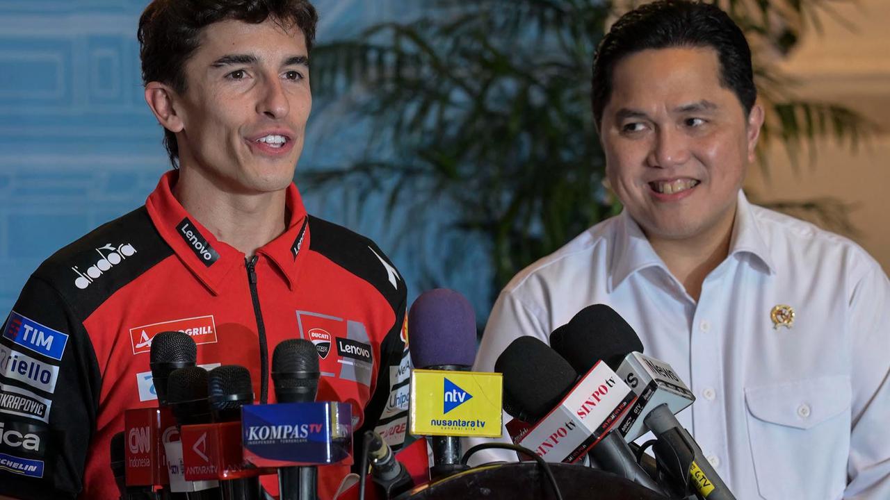FOTO: Juara Dunia MotoGP 2025 Marc Marquez Bertemu Presiden Prabowo Jelang Balapan Mandalika